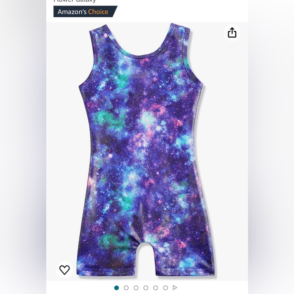 Unisex Leotard Space Galaxy Print